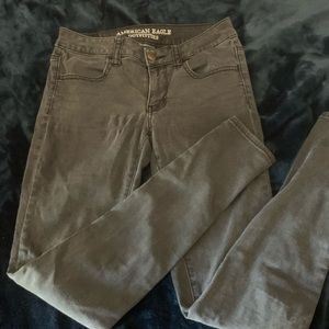 American eagle black jeggings